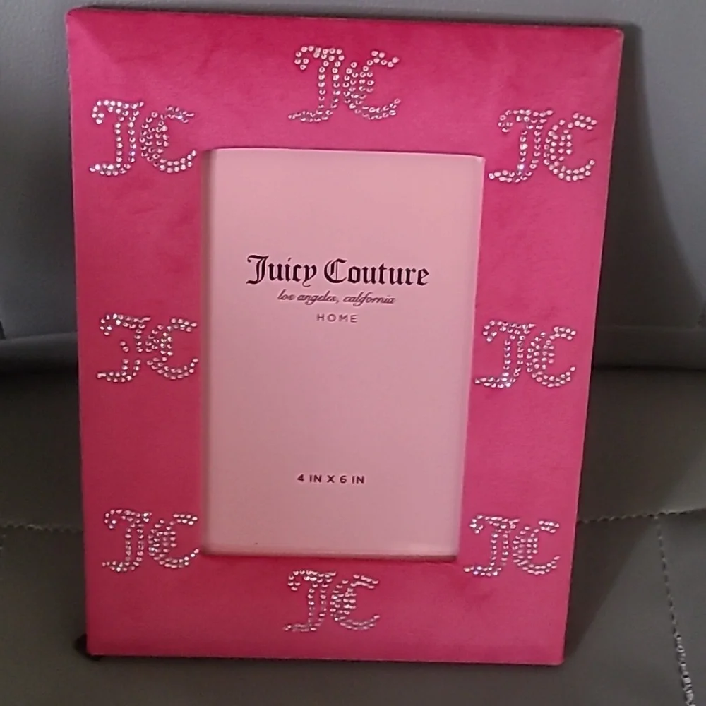 Juicy Couture Pink Photo Frame - 4x6